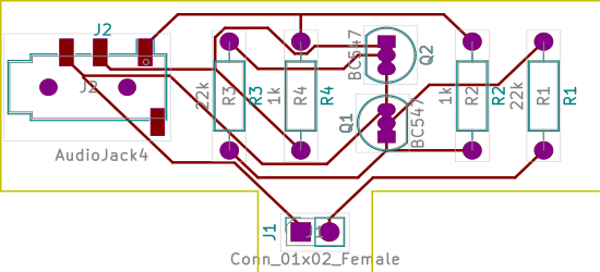 First Terrabloom level shifter PCB design